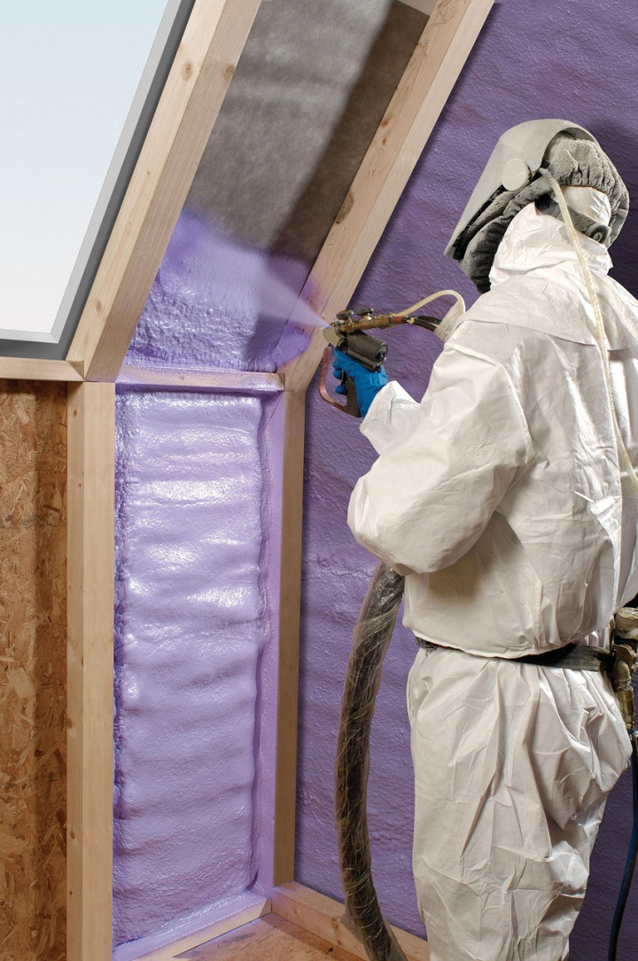 spray foam insulation house